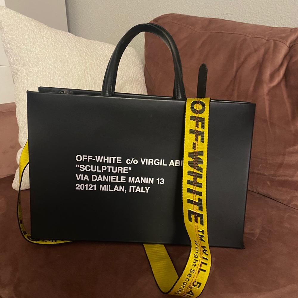 OFF- White box tote bag